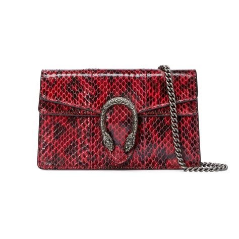 red snakeskin gucci purse|Gucci dionysus snake bag.